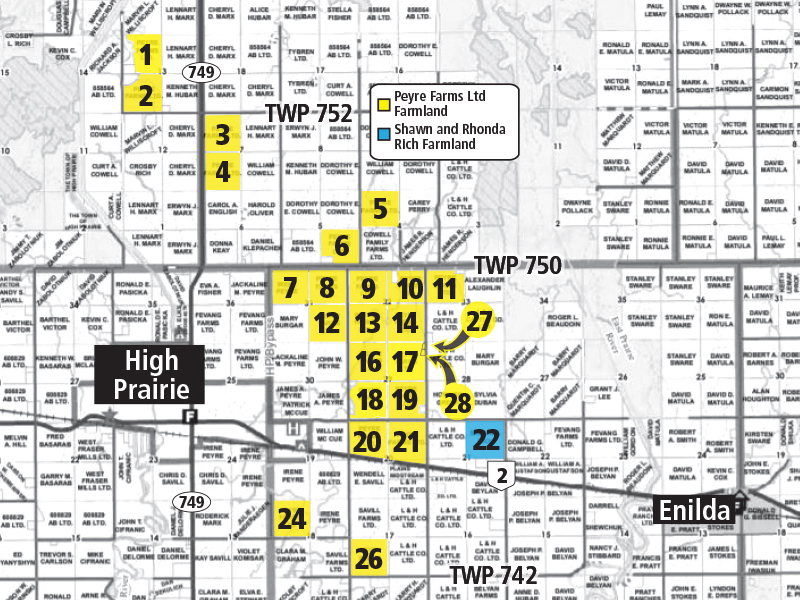 Farmland for sale near High Prairie, AB Ritchie Bros. Auctioneers